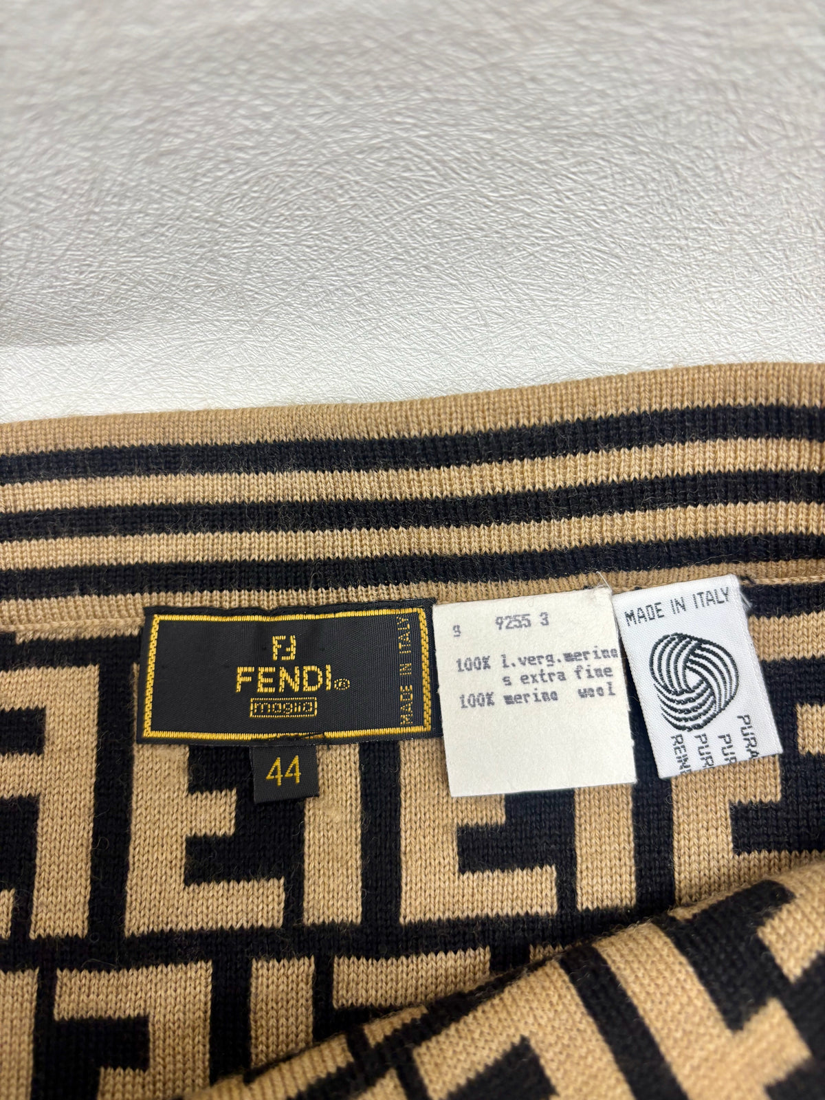 FENDI Jupe laine Zucca