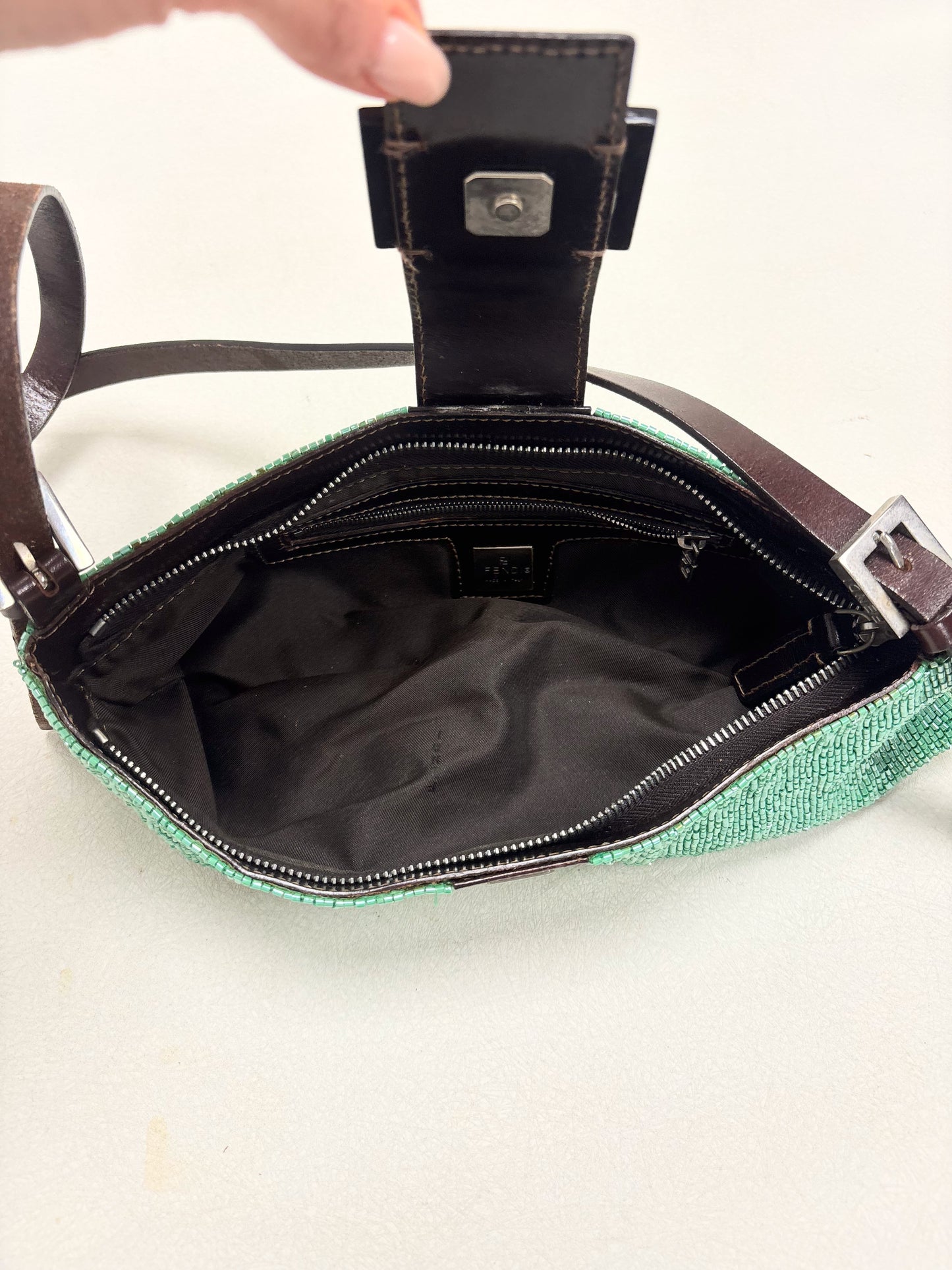 FENDI Sac Baguette Shoulder à sequins