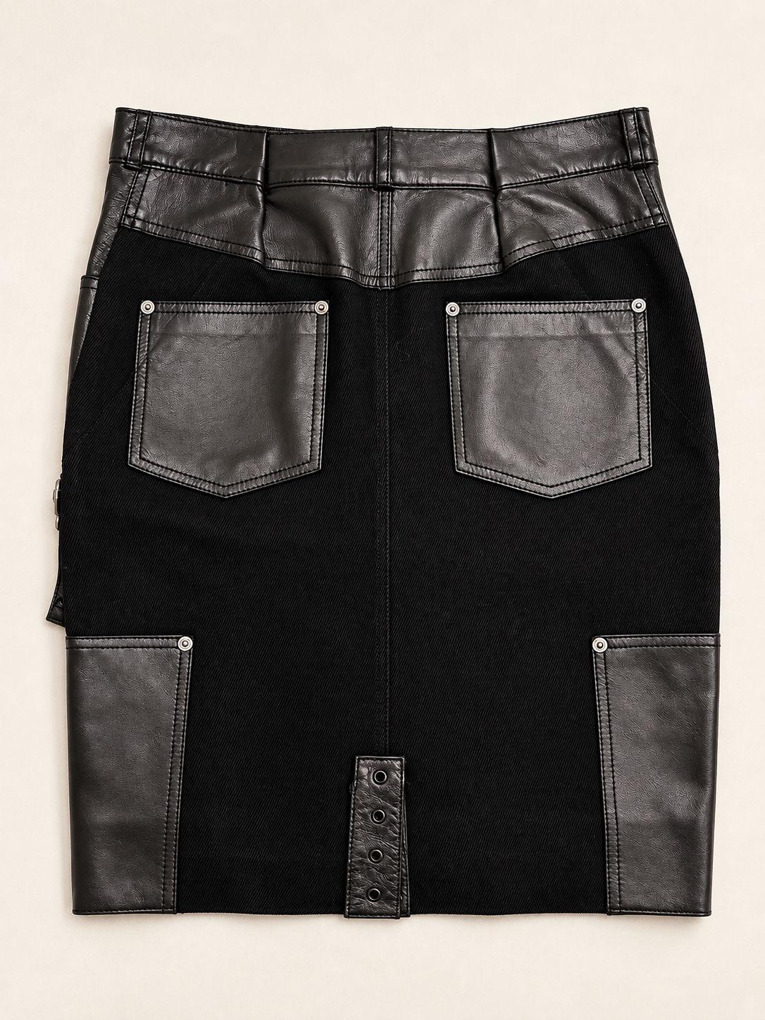 DIOR Jupe Utility Leather F/W 2003