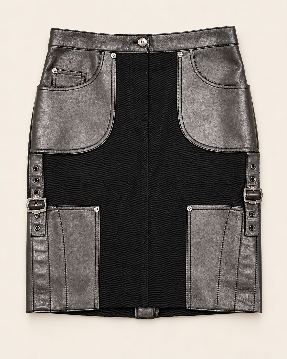 DIOR Jupe Utility Leather F/W 2003