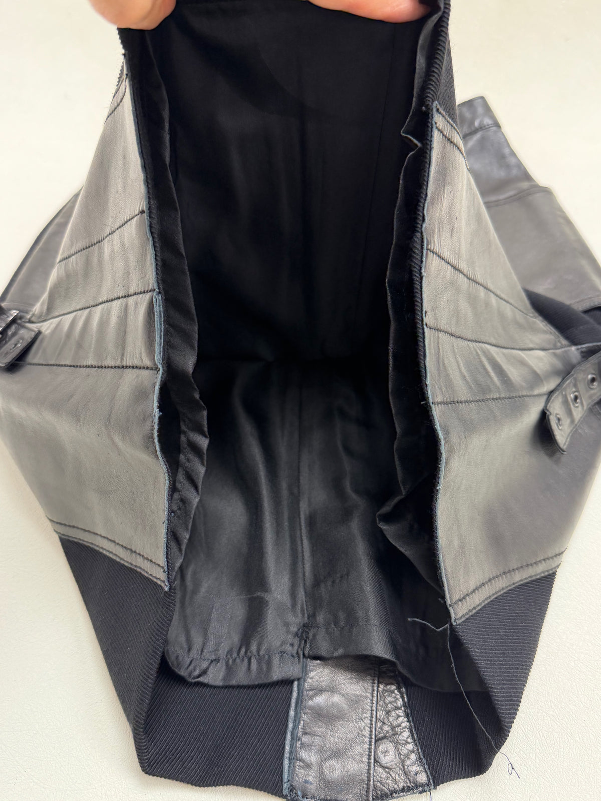 DIOR Jupe Utility Leather F/W 2003