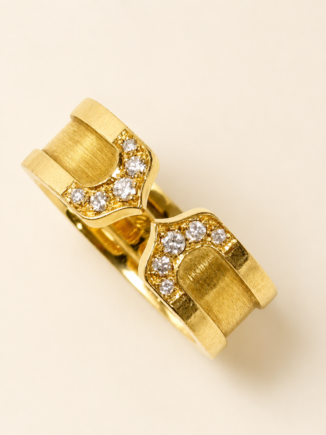 CARTIER Bague C Or et Diamants