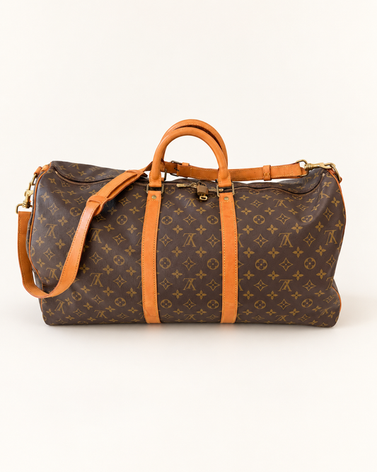 LOUIS VUITTON Sac Keepall 55 Bandoulière
