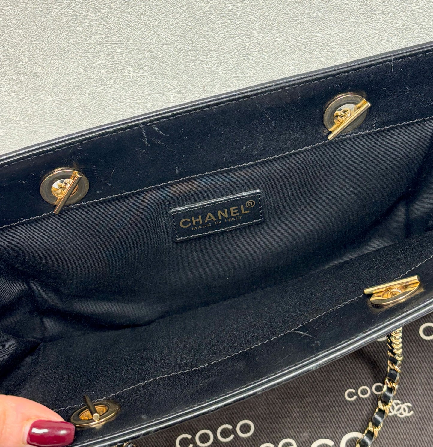 Borsa tote in tela Coco CHANEL