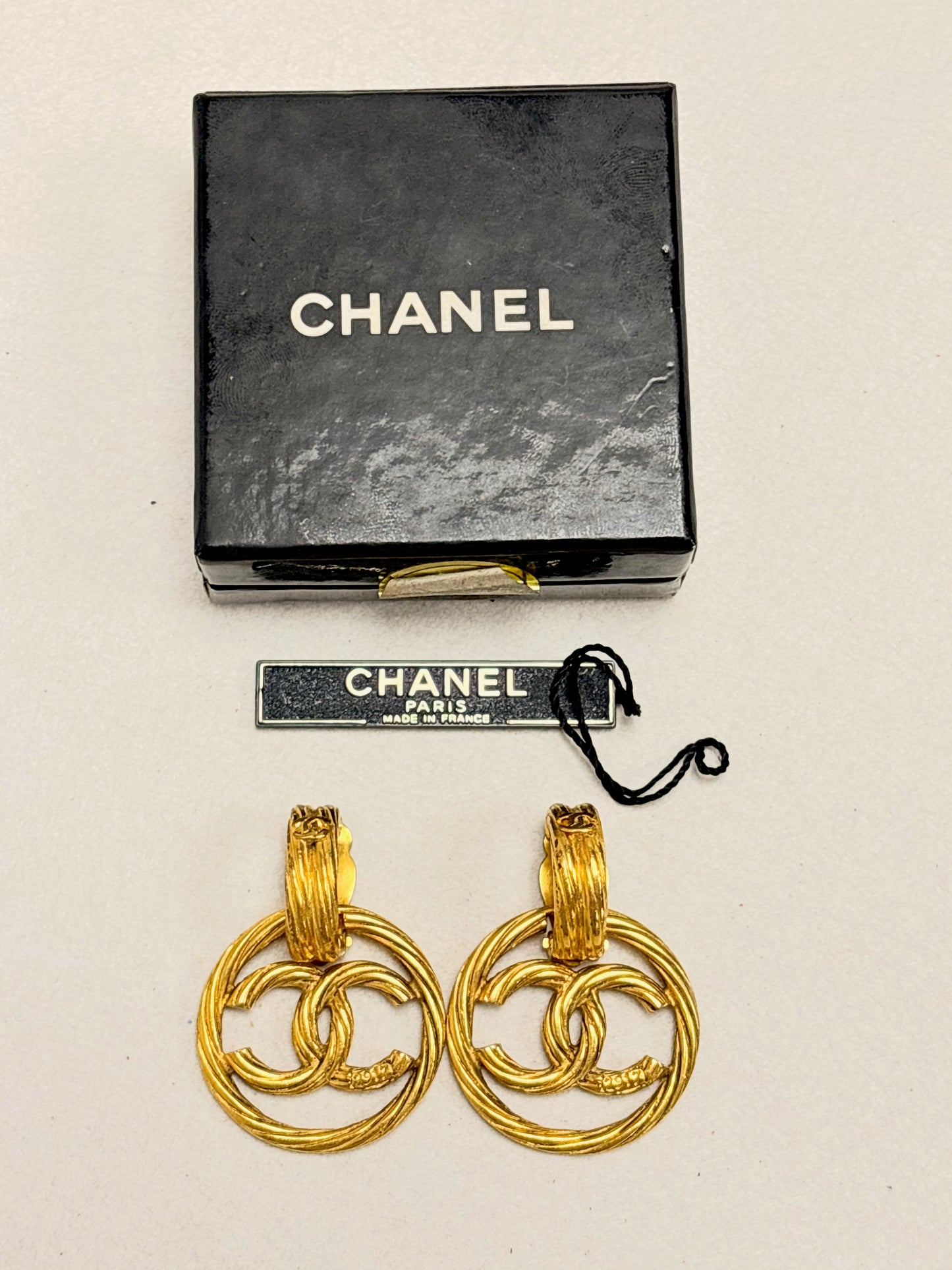CHANEL Boucles d'oreilles 1994