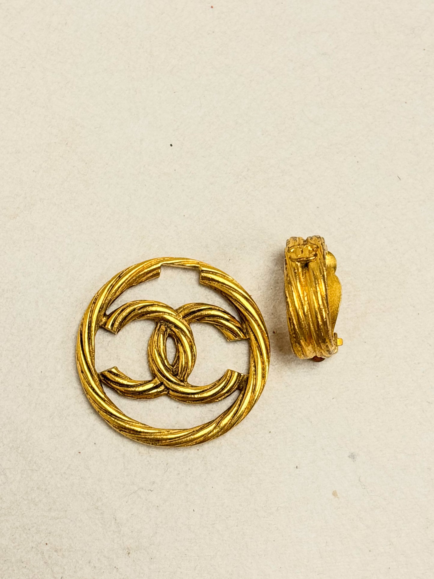 CHANEL Boucles d'oreilles 1994