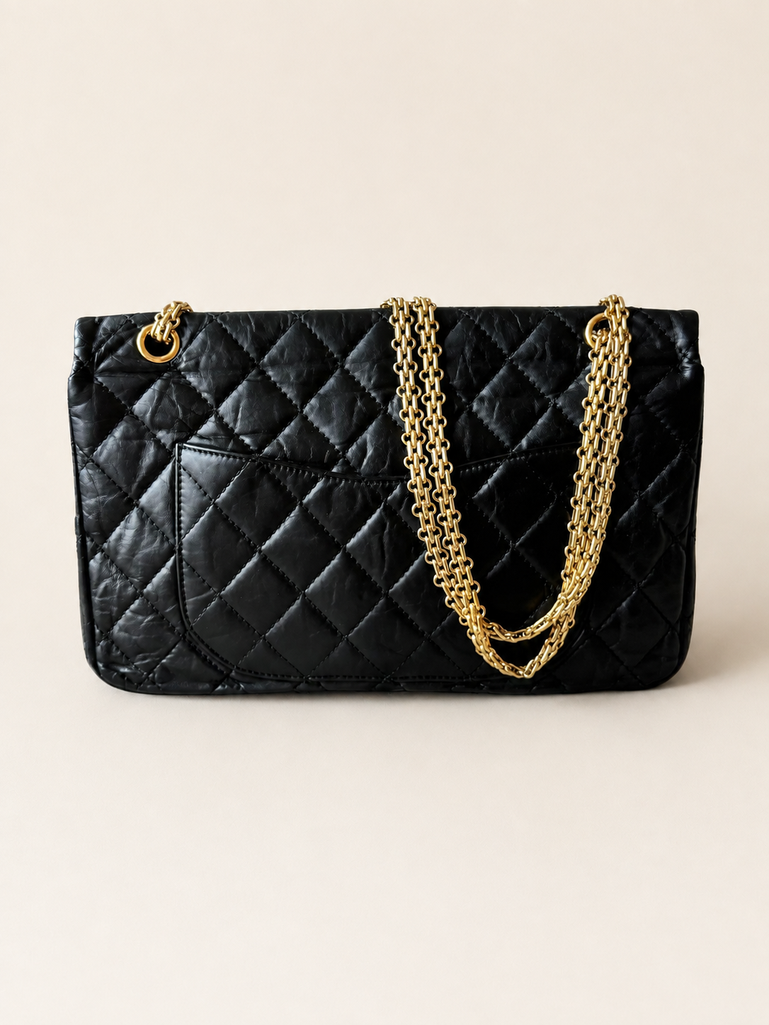 CHANEL Sac 2.55 Cuir noir
