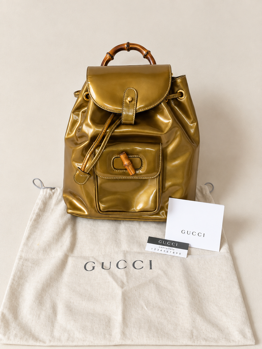 GUCCI Sac à dos Bambou