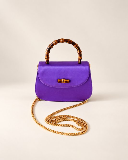 GUCCI Sac Mini Bambou Satin