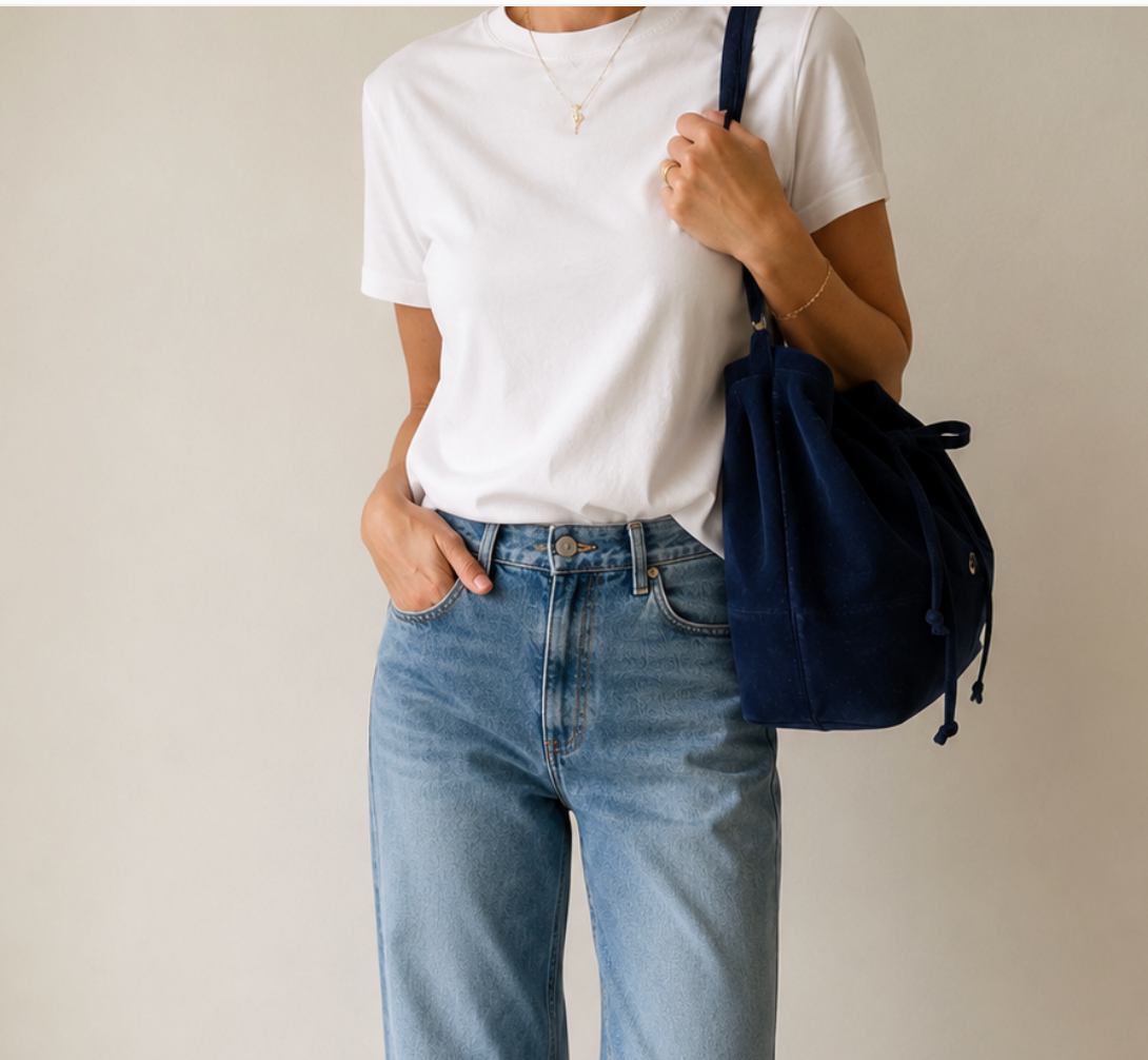 CÉLINE Sac Seau Veau Velours