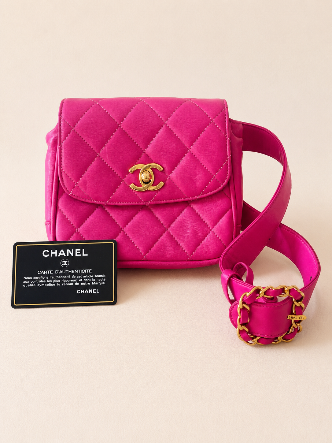 CHANEL Sac Banane Matelassé