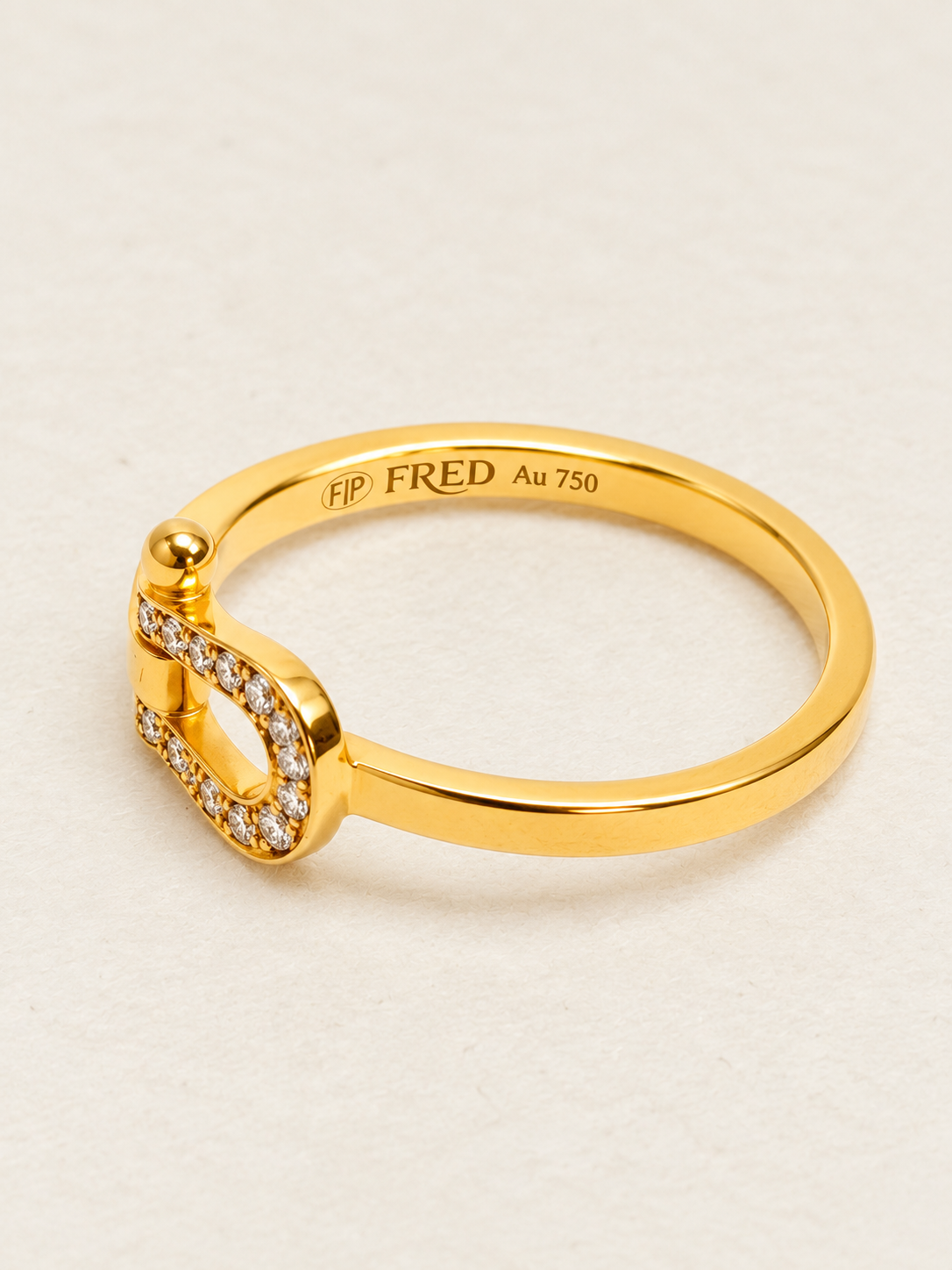 FRED Bague Force 10 Or Jaune