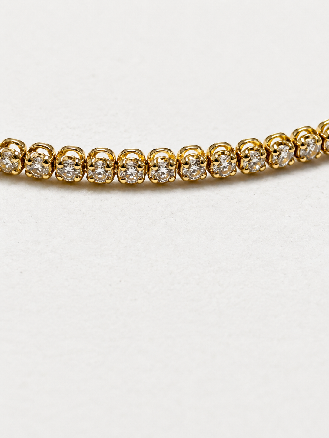 Bracelet Tennis en Or et Diamants