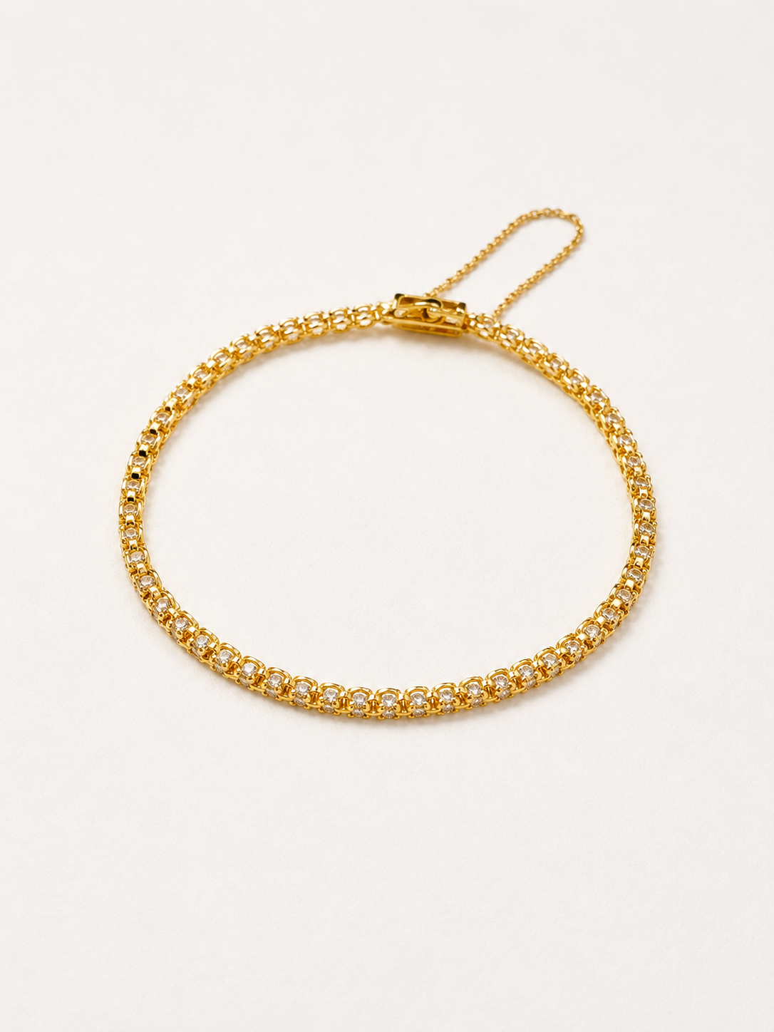 Bracelet Tennis en Or et Diamants