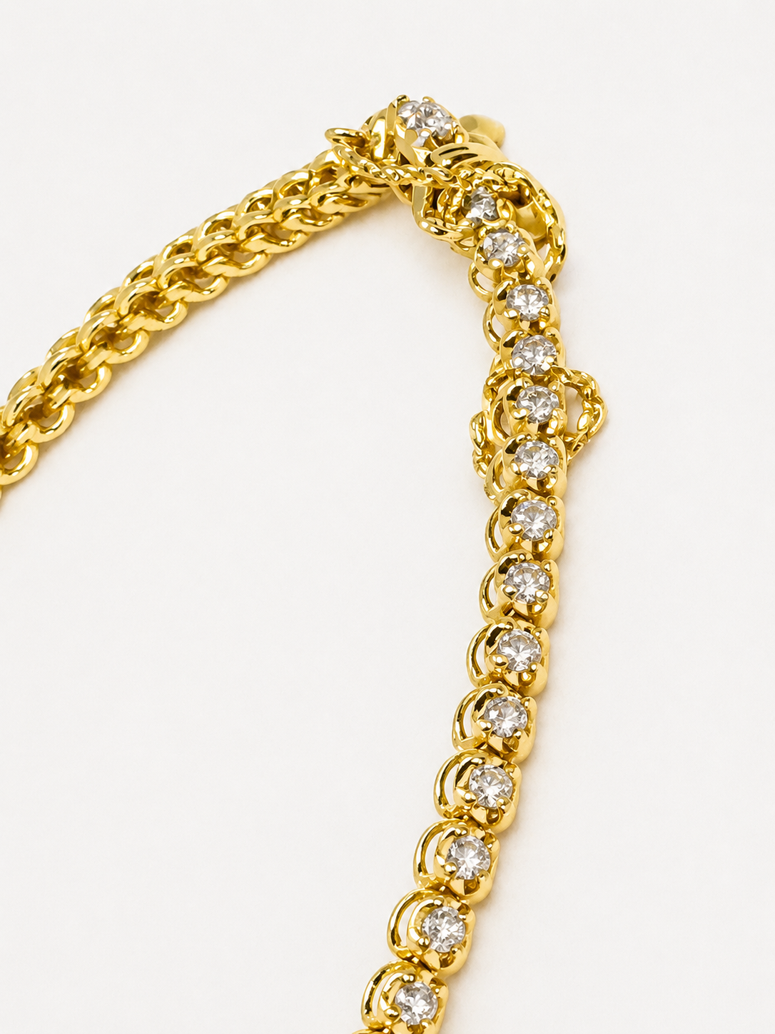 Bracelet Tennis en Or et Diamants