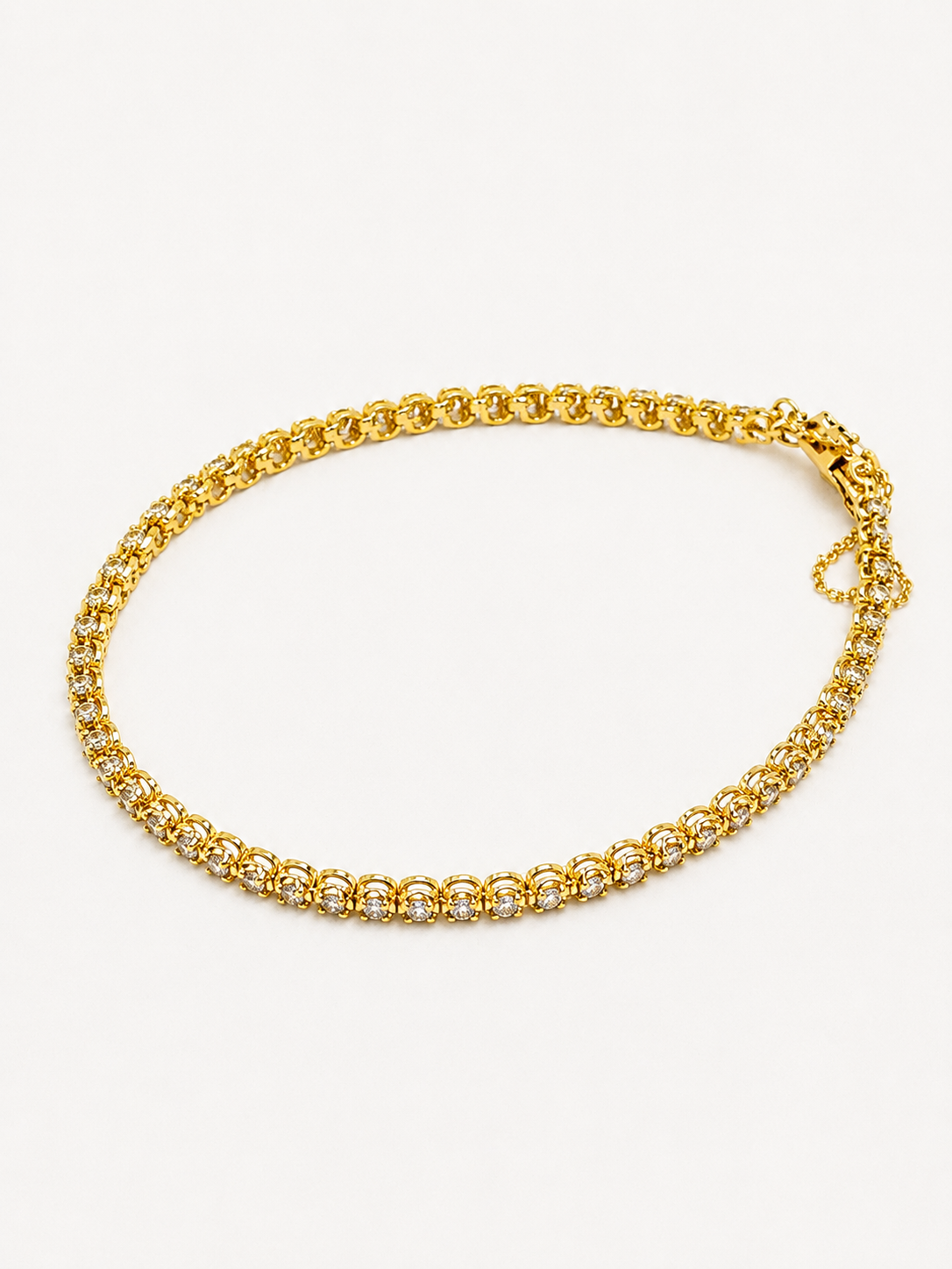 Bracelet Tennis en Or et Diamants