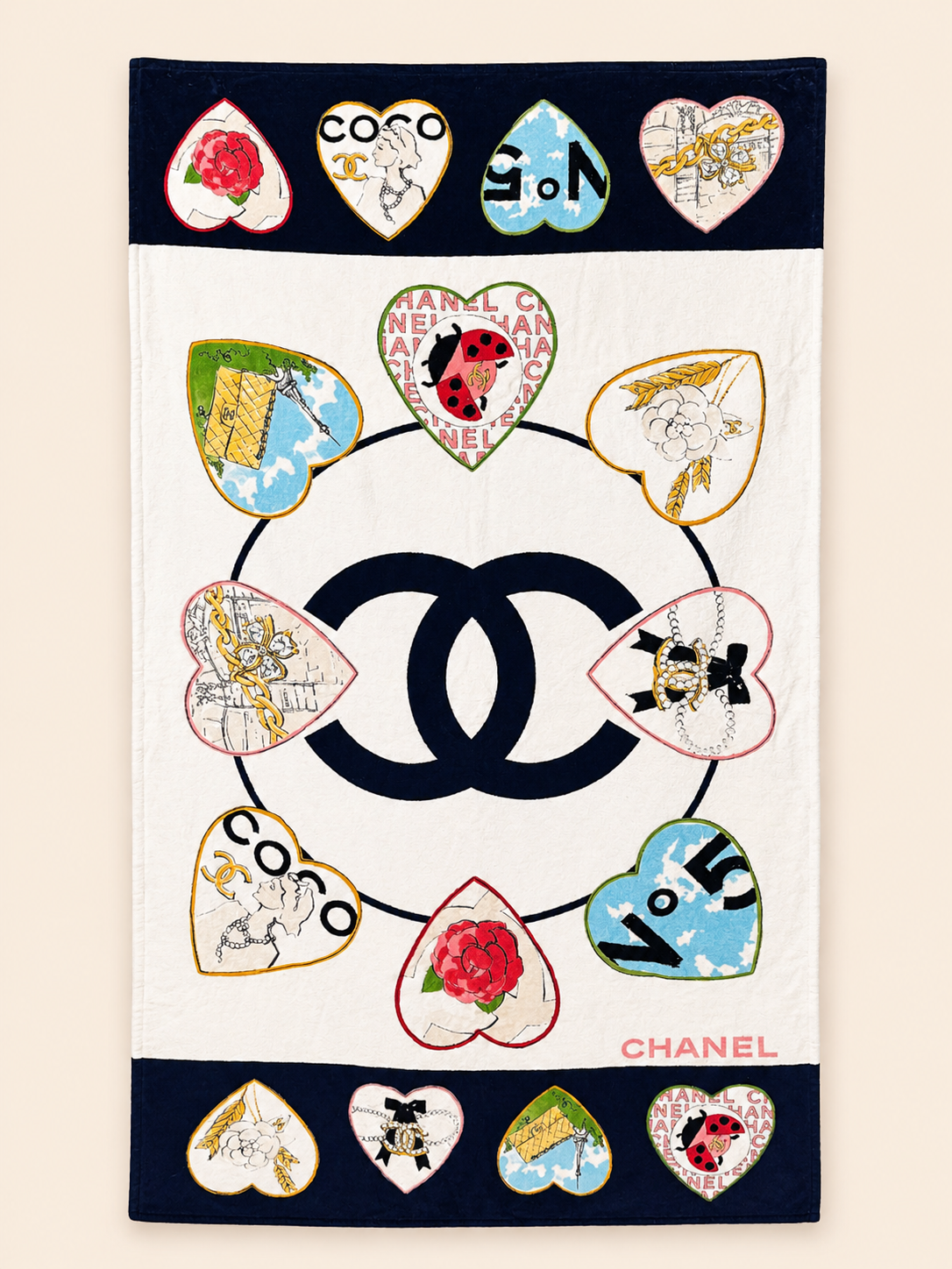 CHANEL Drap de plage