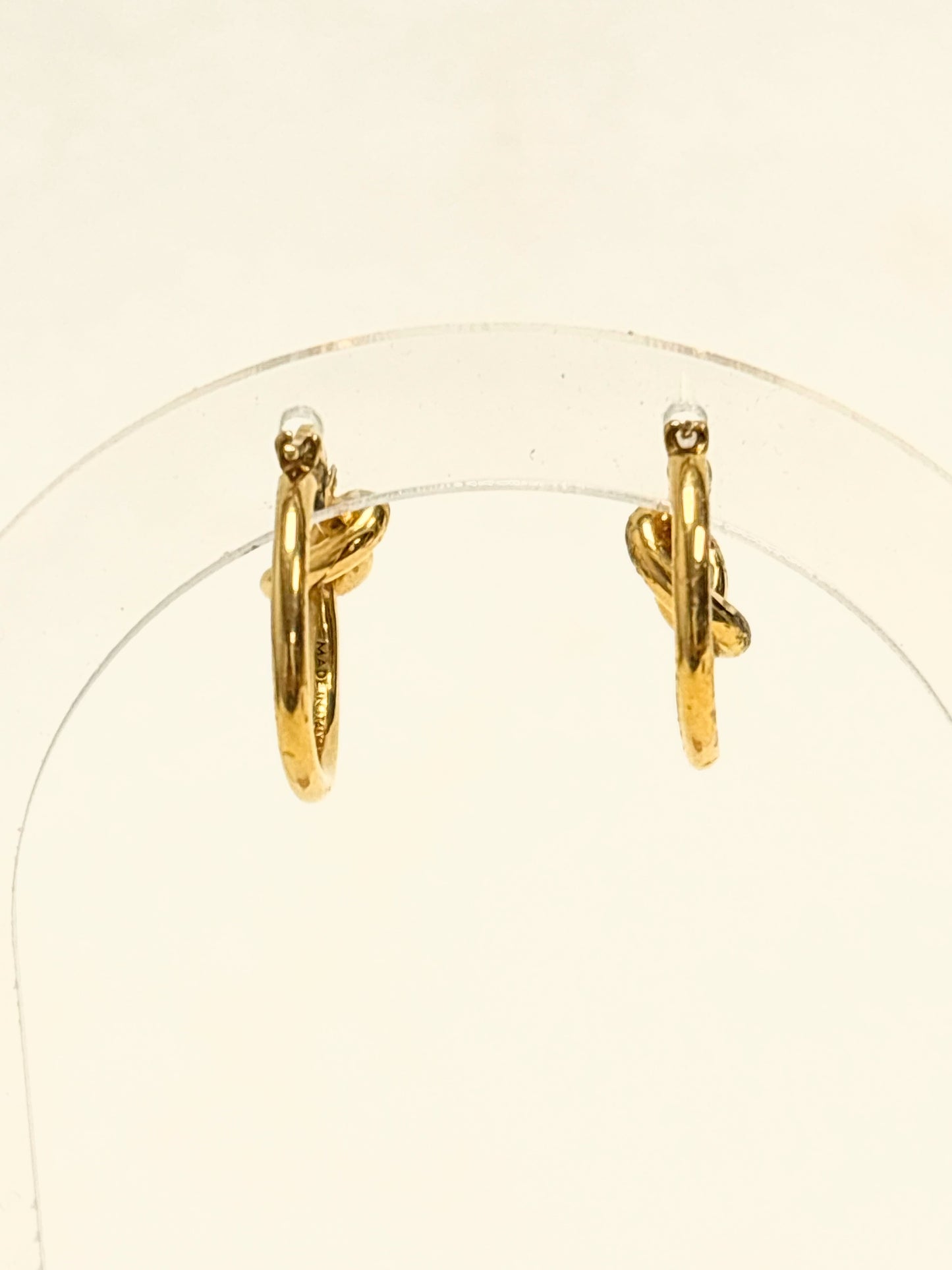 CÉLINE Knot solitaire earring