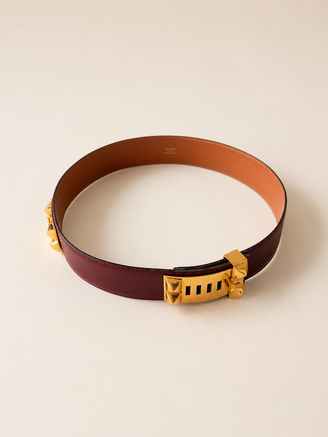 HERMÈS Ceinture Collier de chien