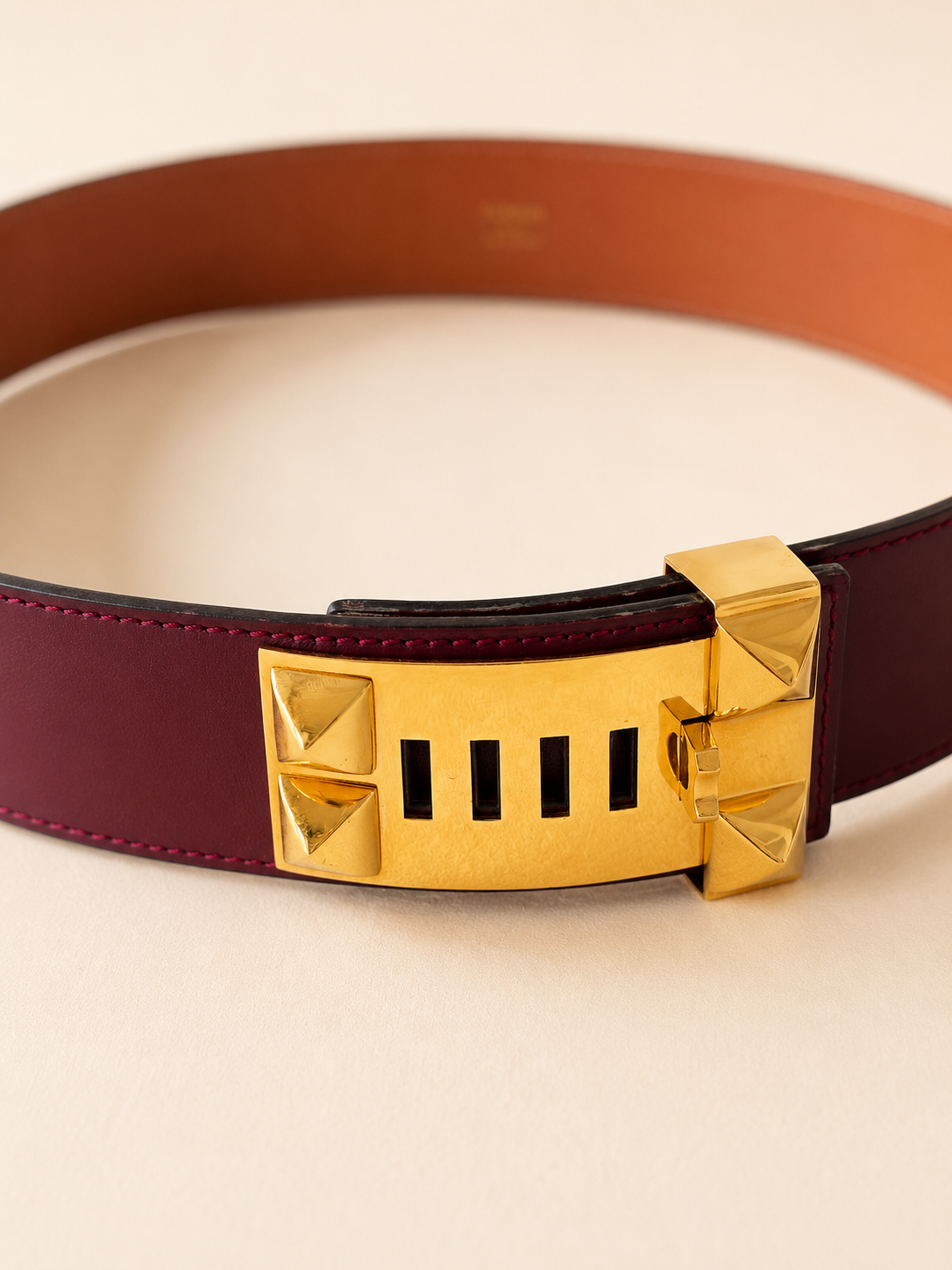 HERMÈS Ceinture Collier de chien