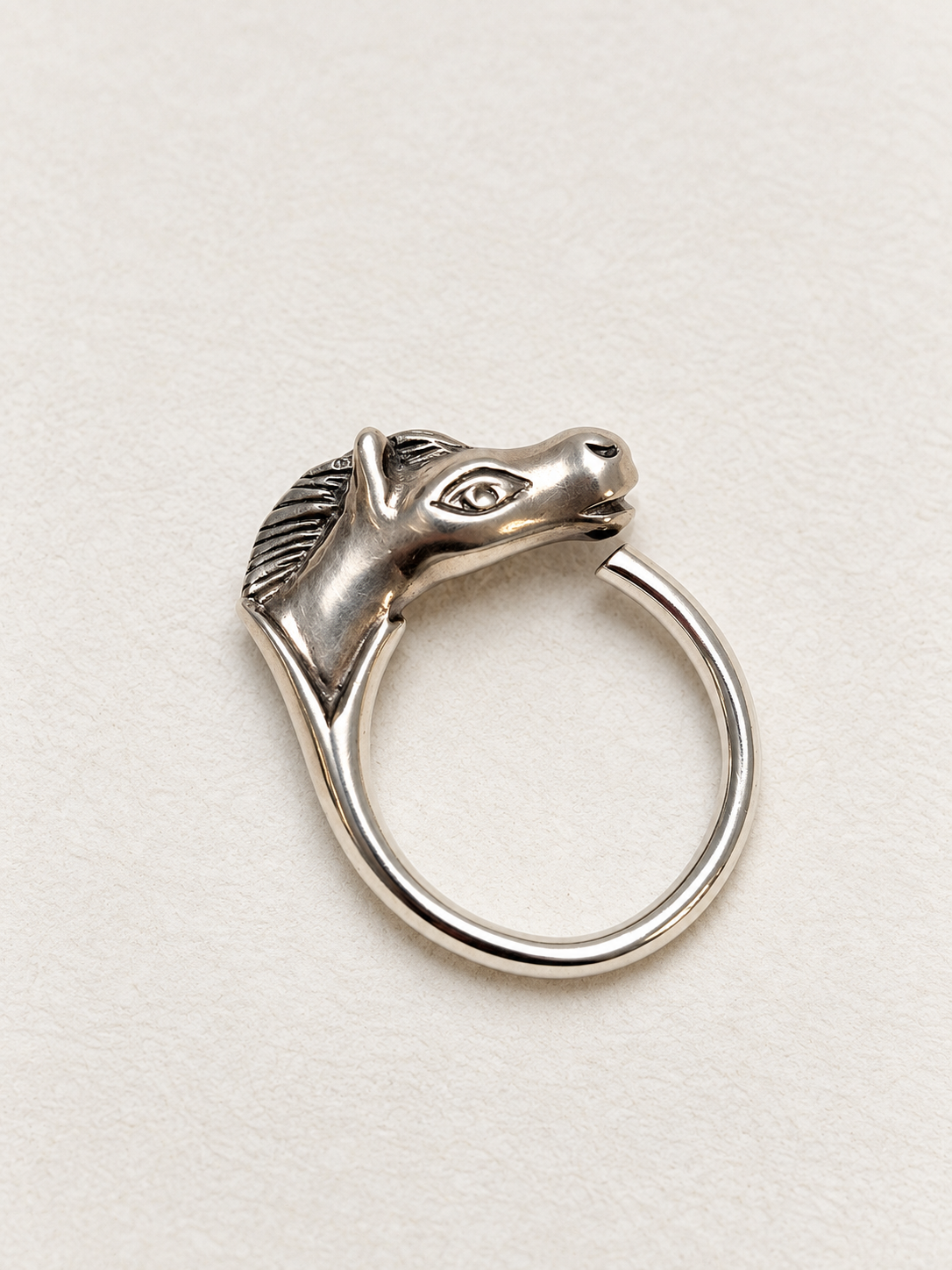 HERMÈS Bague Argent