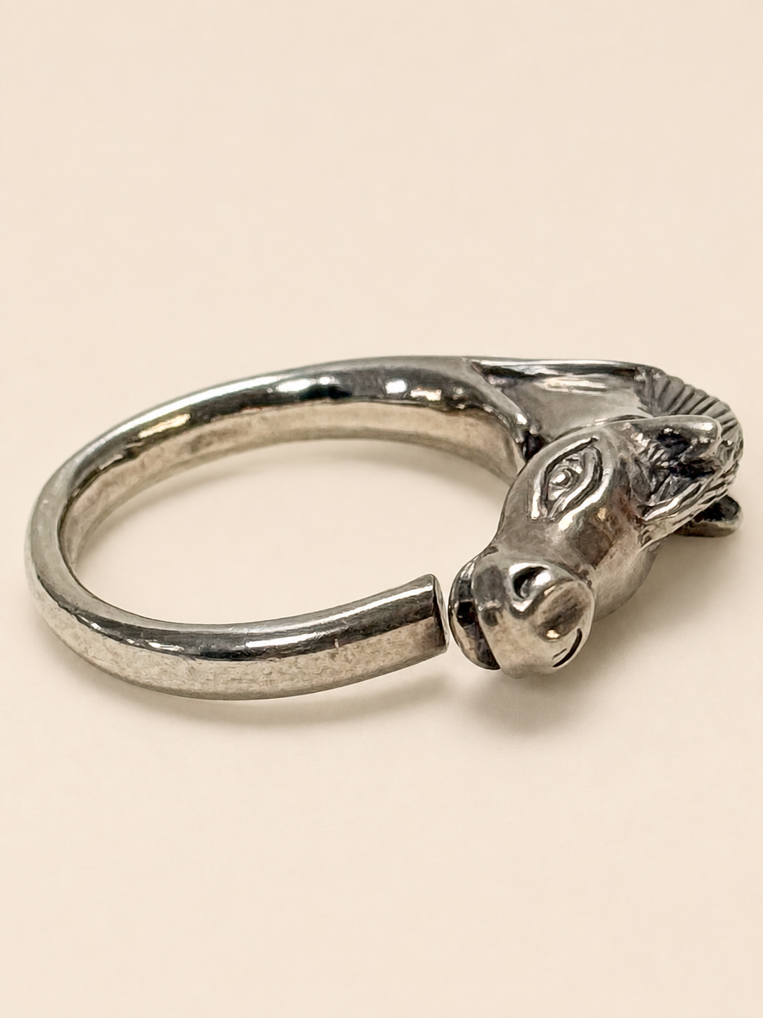 HERMÈS Bague Argent