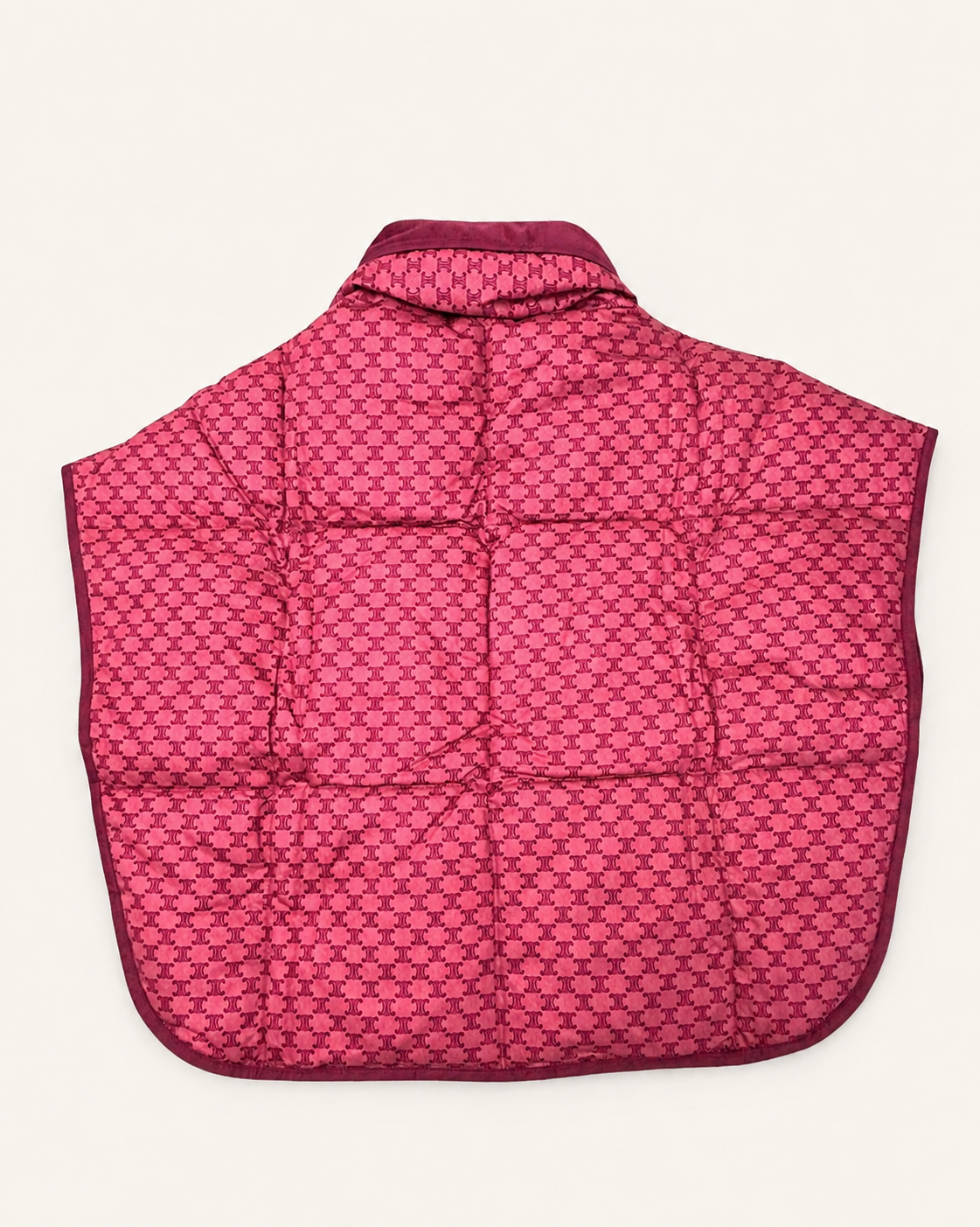 CÉLINE Poncho matelassé
