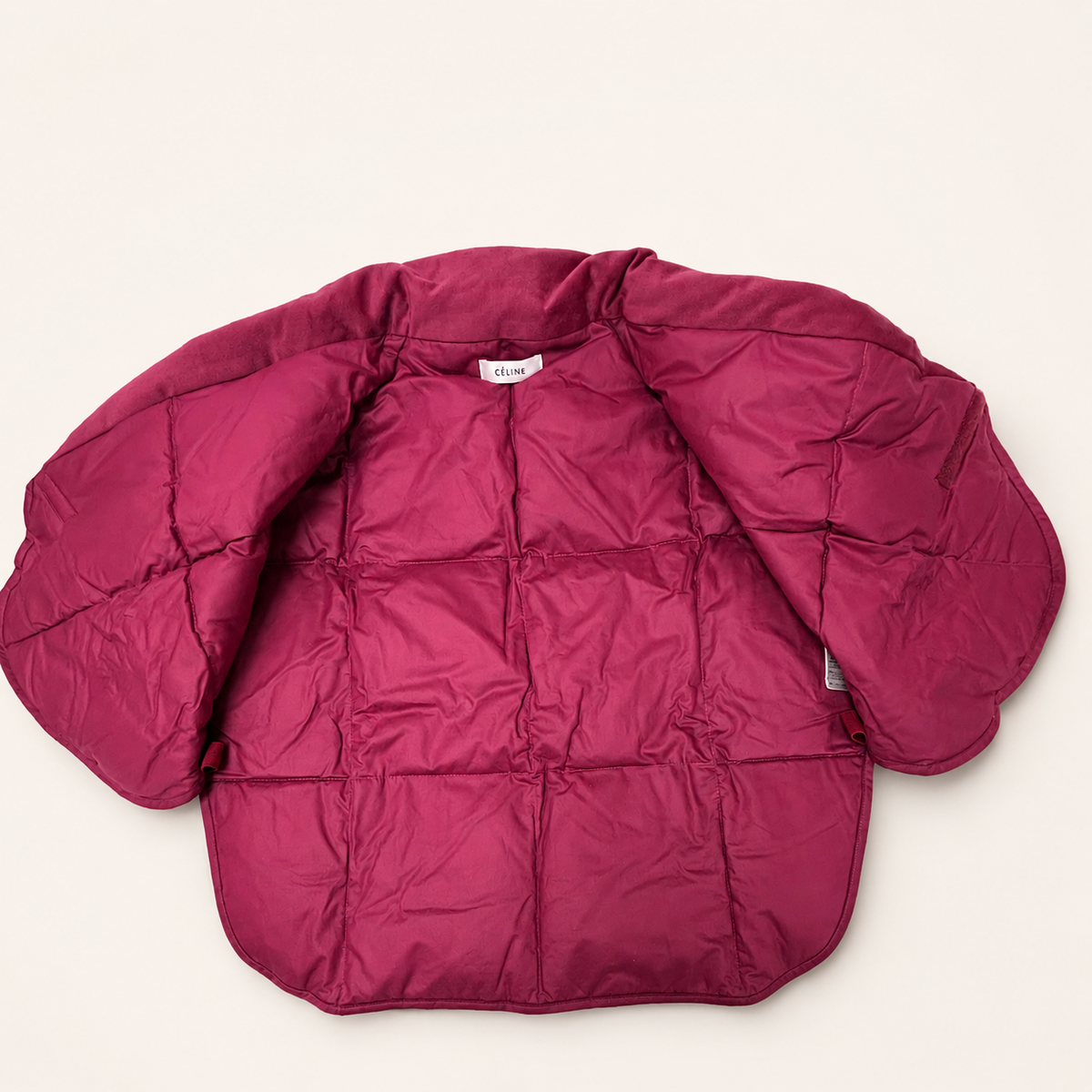 CÉLINE Poncho matelassé