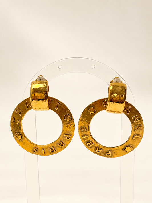 CHANEL Boucles d'oreilles Hoops