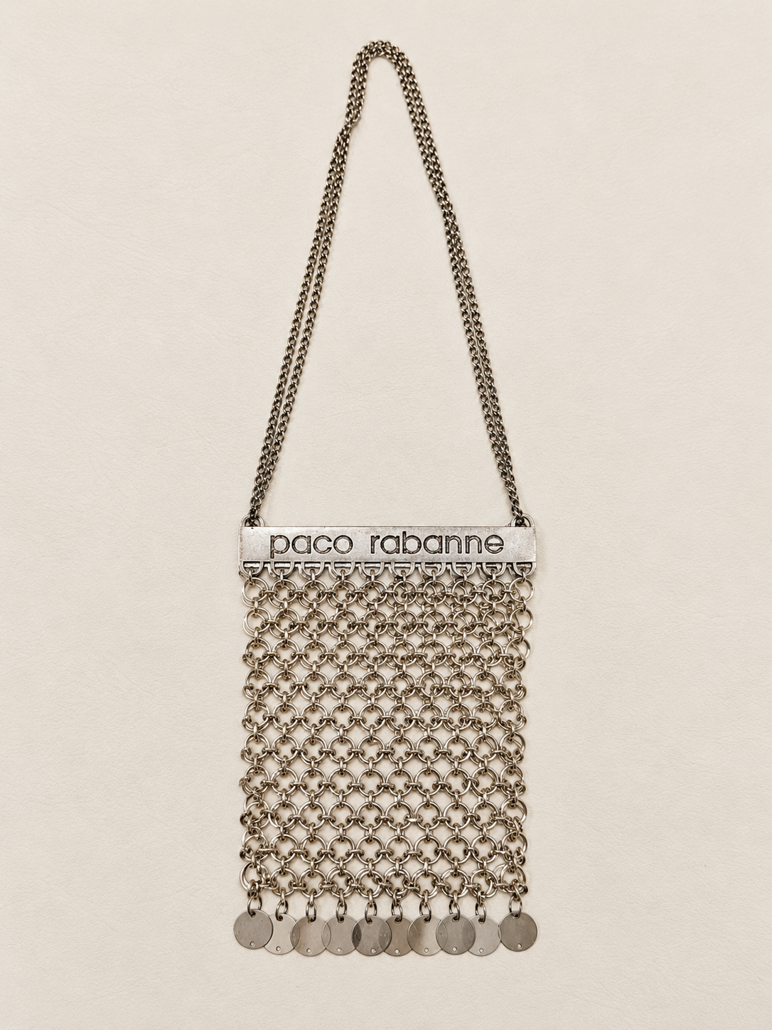 PACO RABANNE Sac Maille Argent