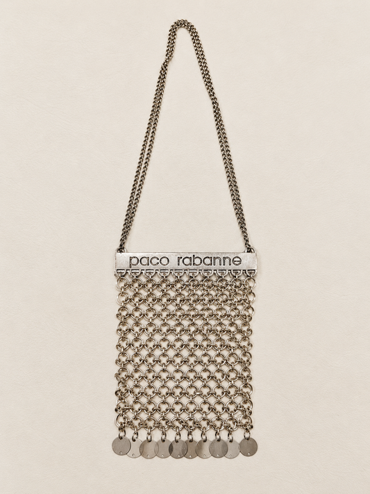 PACO RABANNE Sac Maille Argent