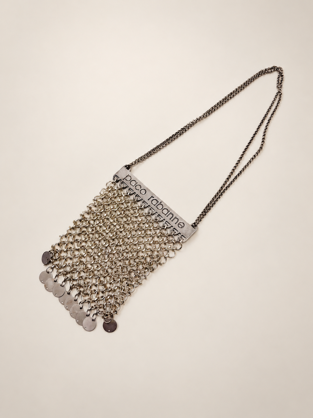 PACO RABANNE Sac Maille Argent