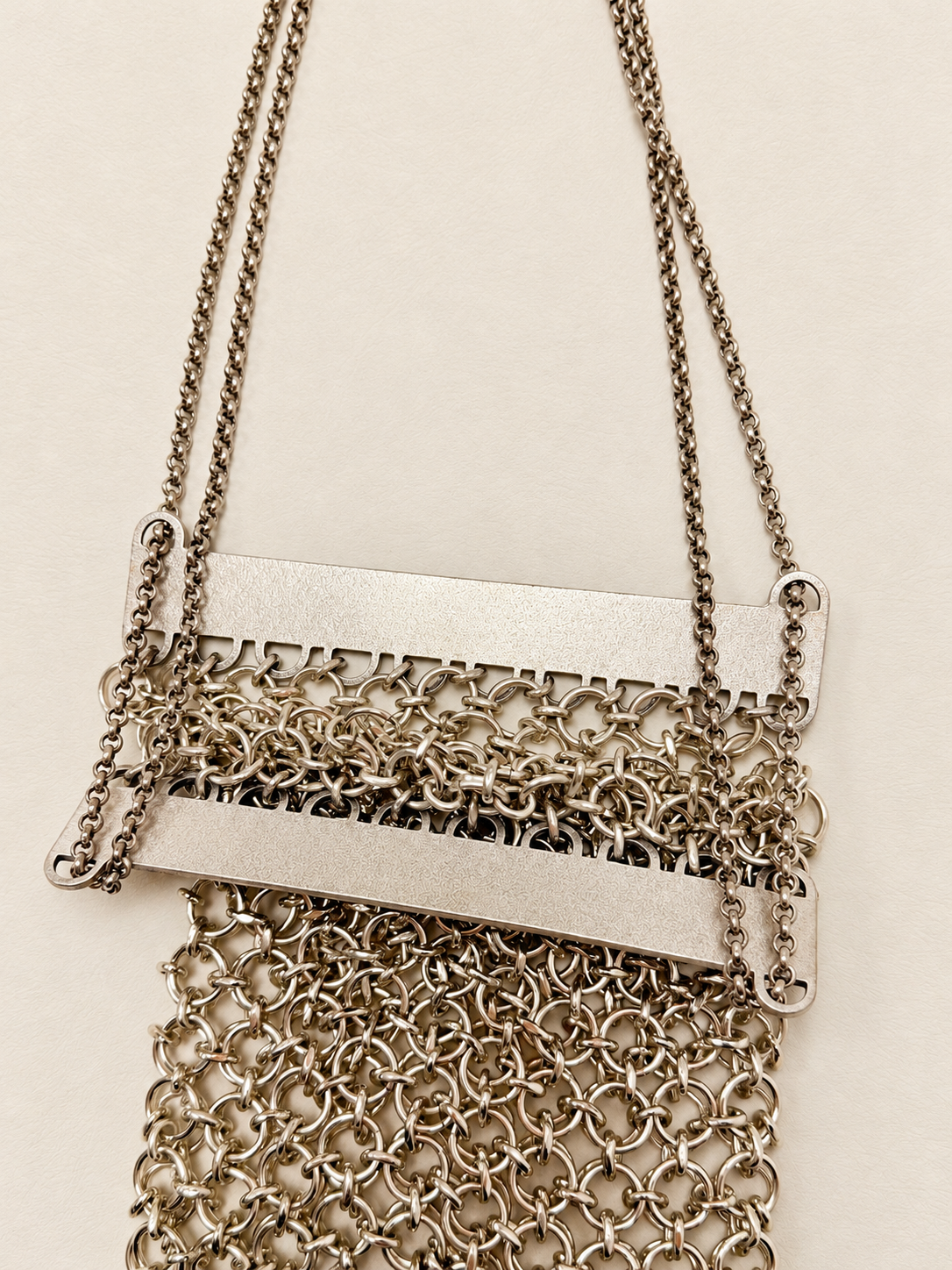 PACO RABANNE Sac Maille Argent