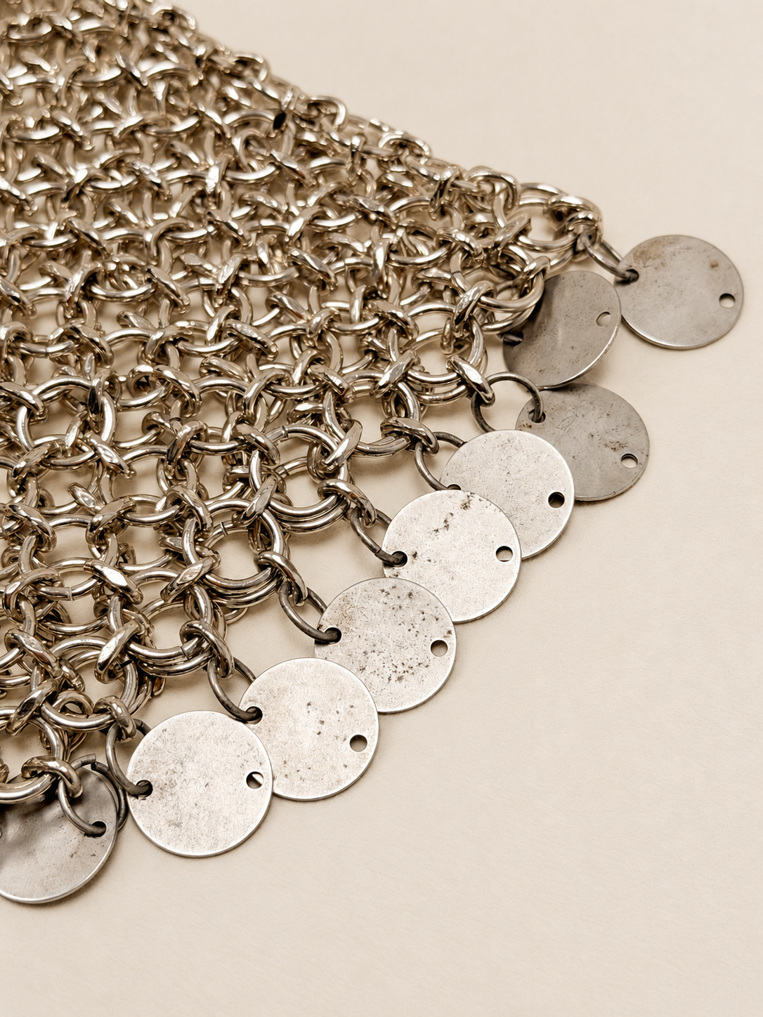 PACO RABANNE Sac Maille Argent