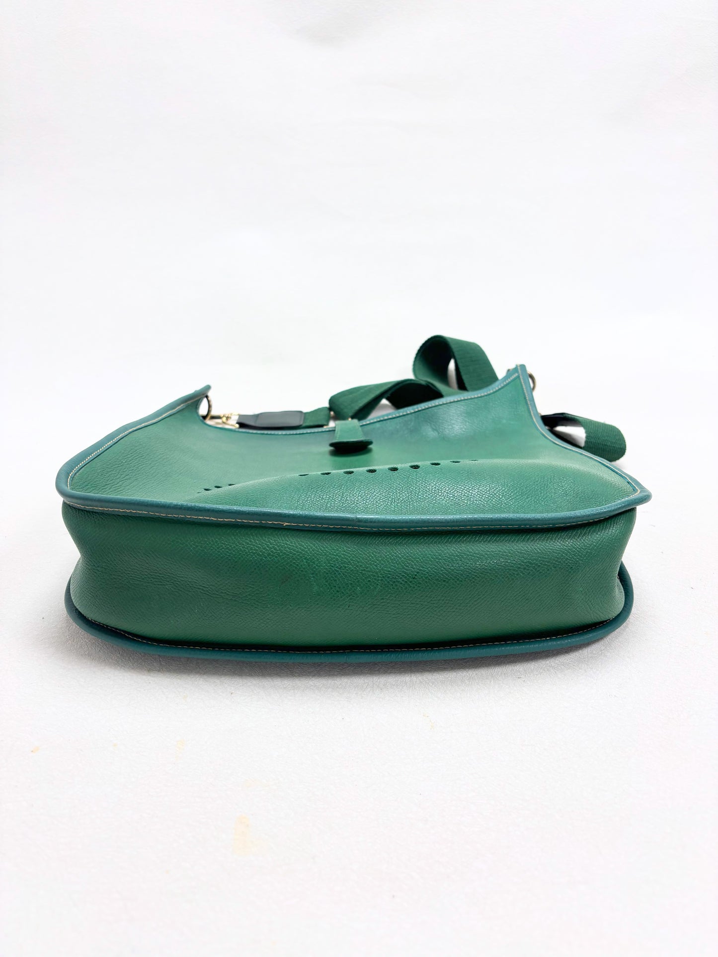 HERMÈS Sac Evelyn GM Epsom Vert