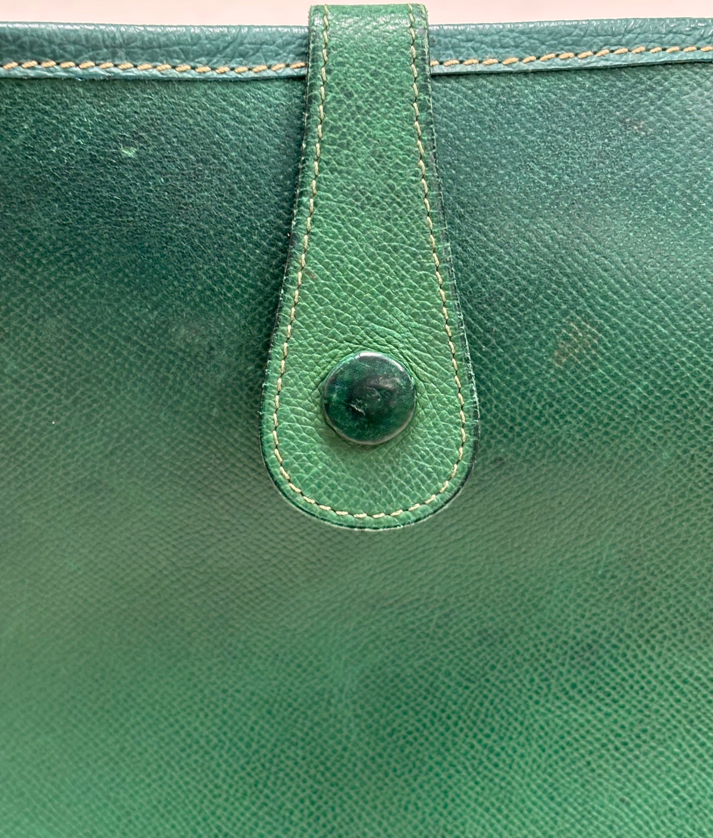 HERMÈS Sac Evelyn GM Epsom Vert