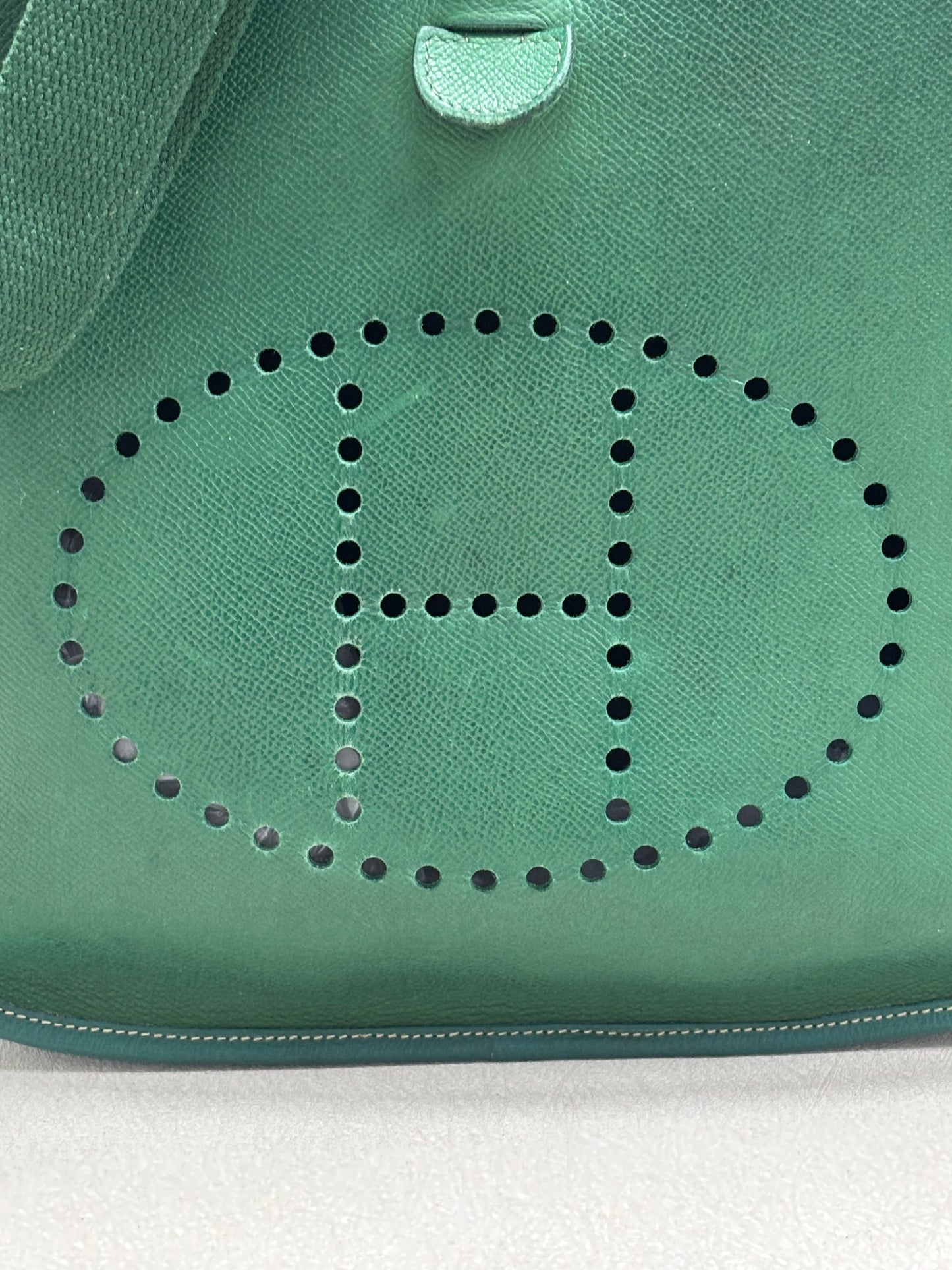 HERMÈS Sac Evelyn GM Epsom Vert