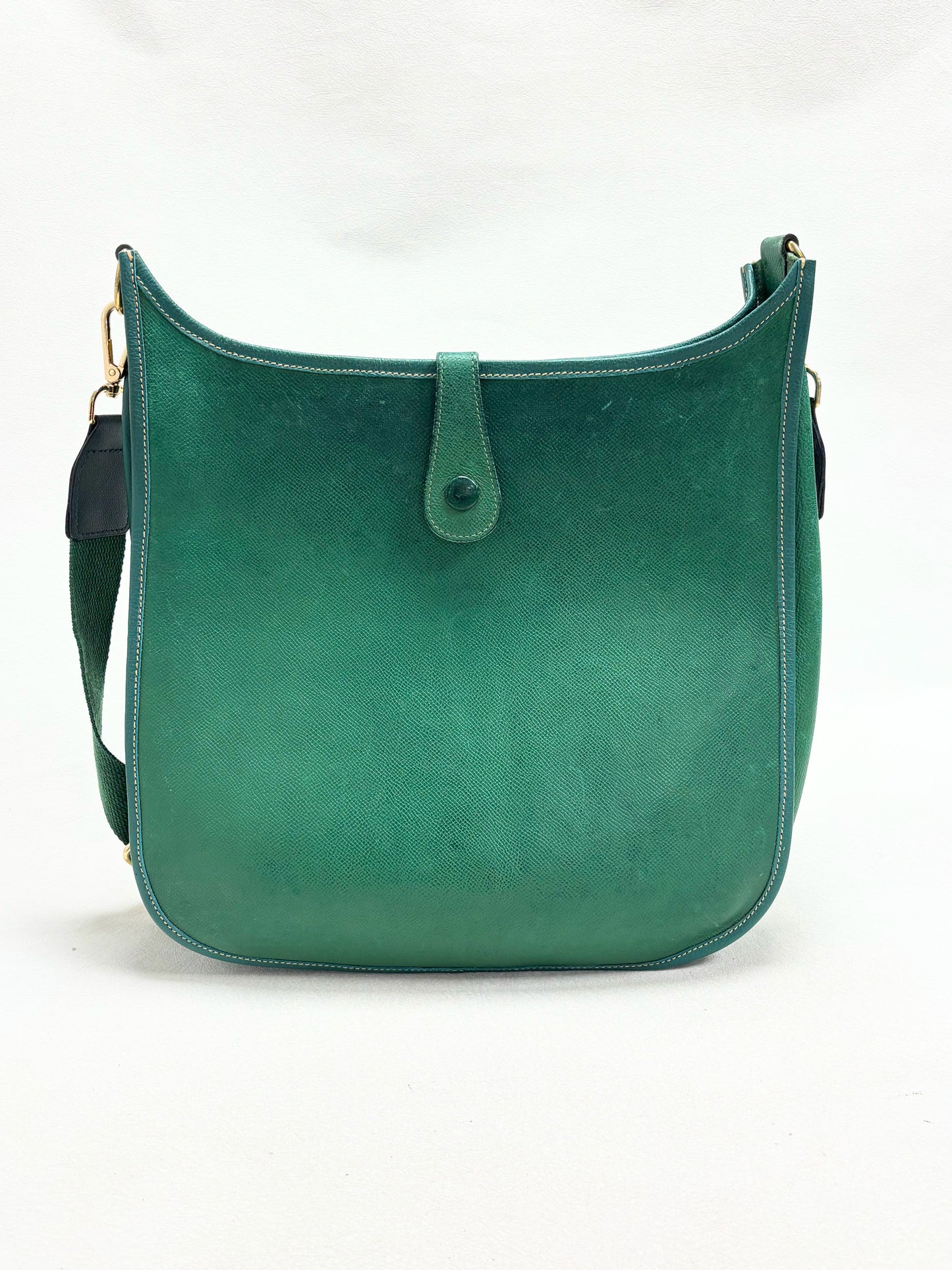 HERMÈS Sac Evelyn GM Epsom Vert