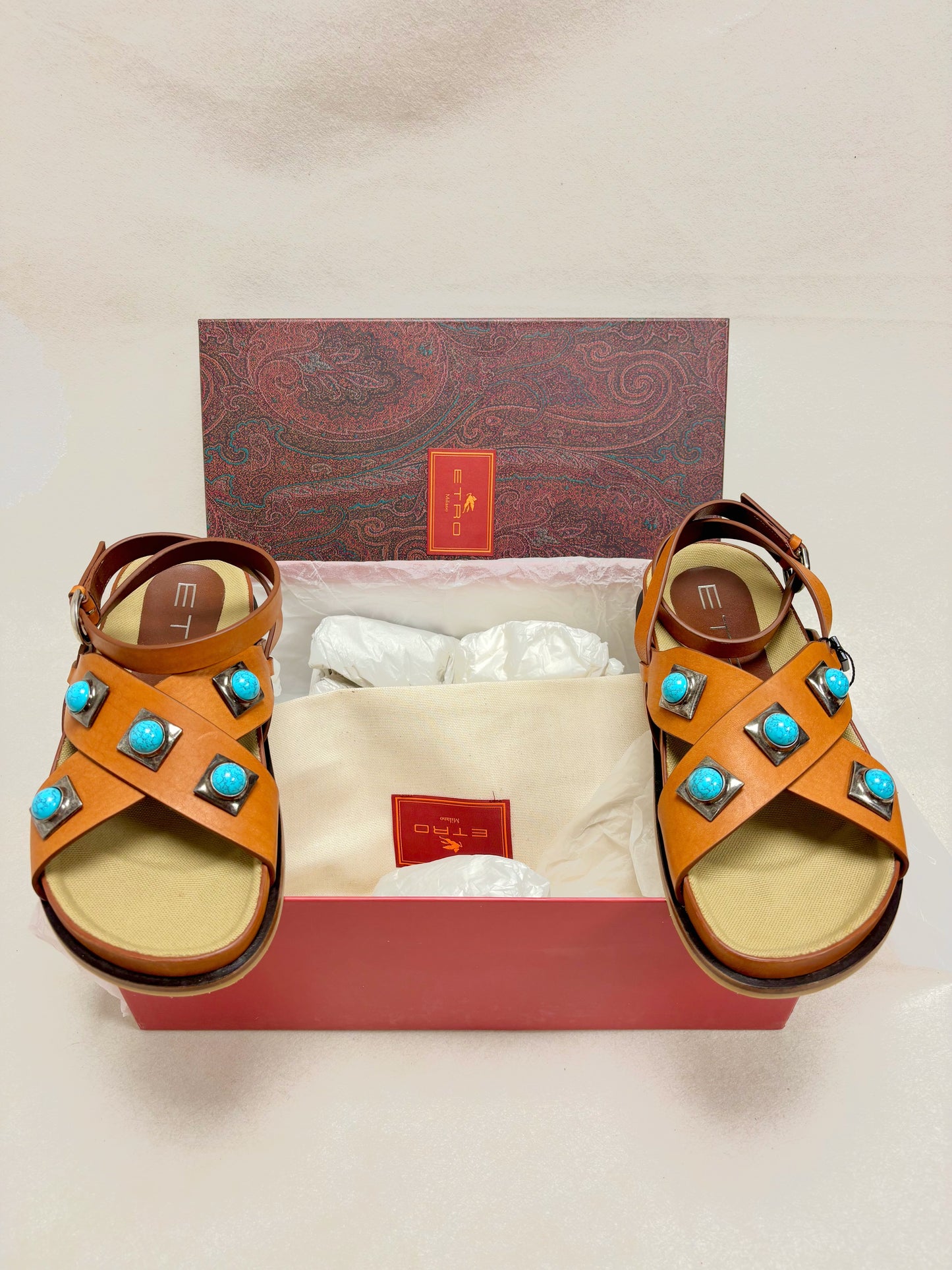 ETRO Sandales en cuir