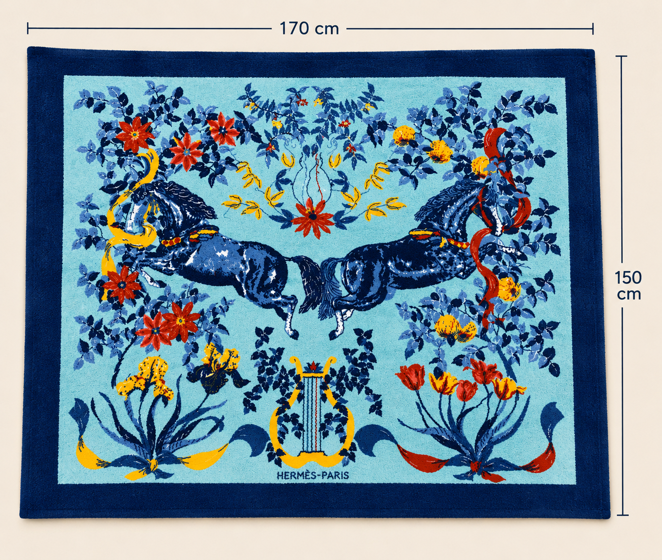 HERMÈS Drap de bain Double