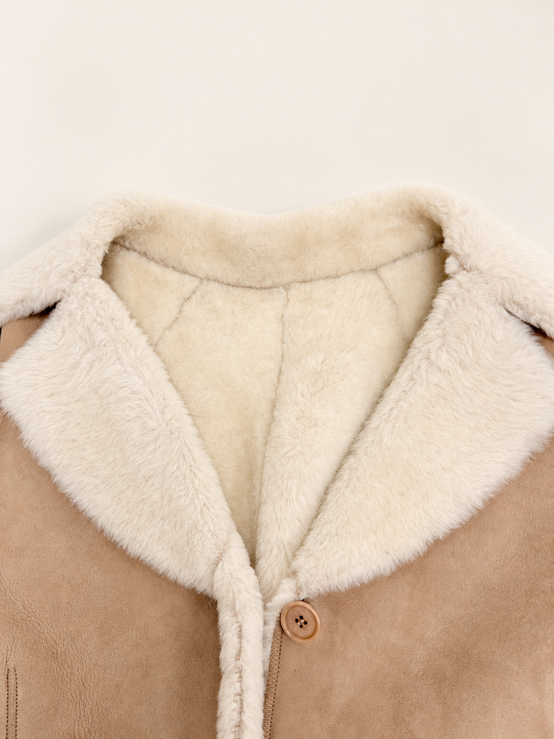 LOEWE Veste peau lainée