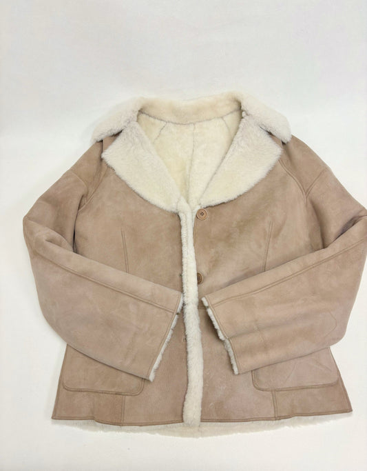 LOEWE Veste peau lainée