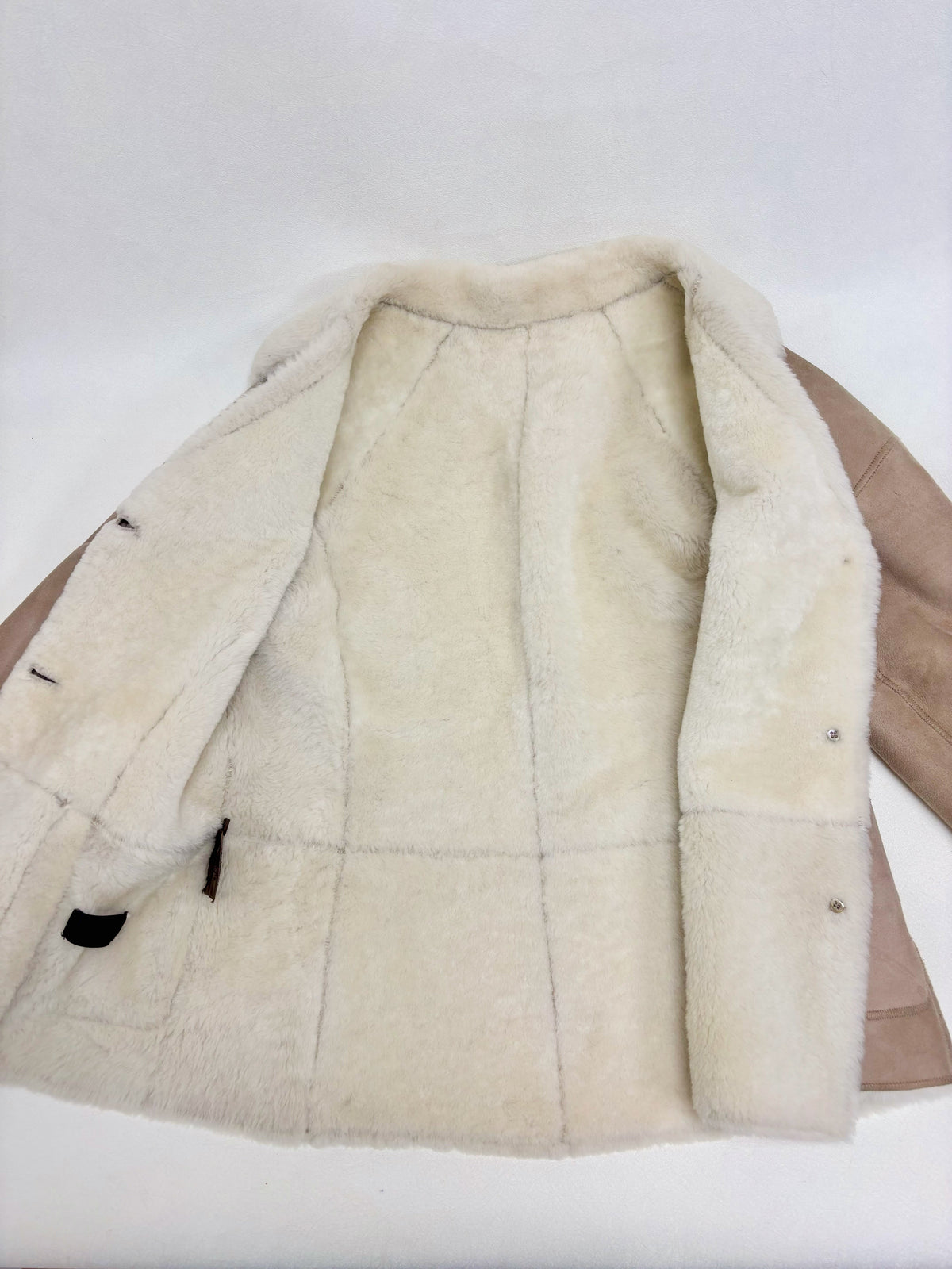 LOEWE Veste peau lainée