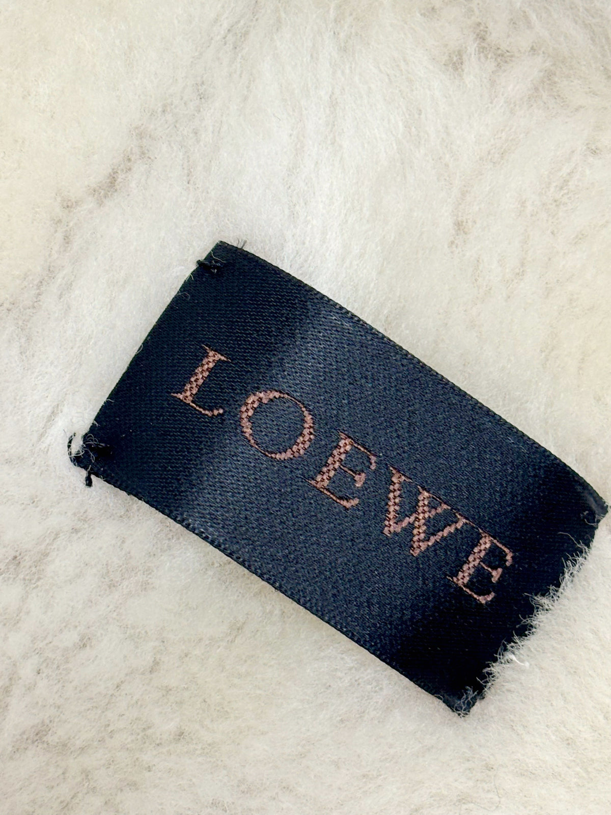 LOEWE Veste peau lainée