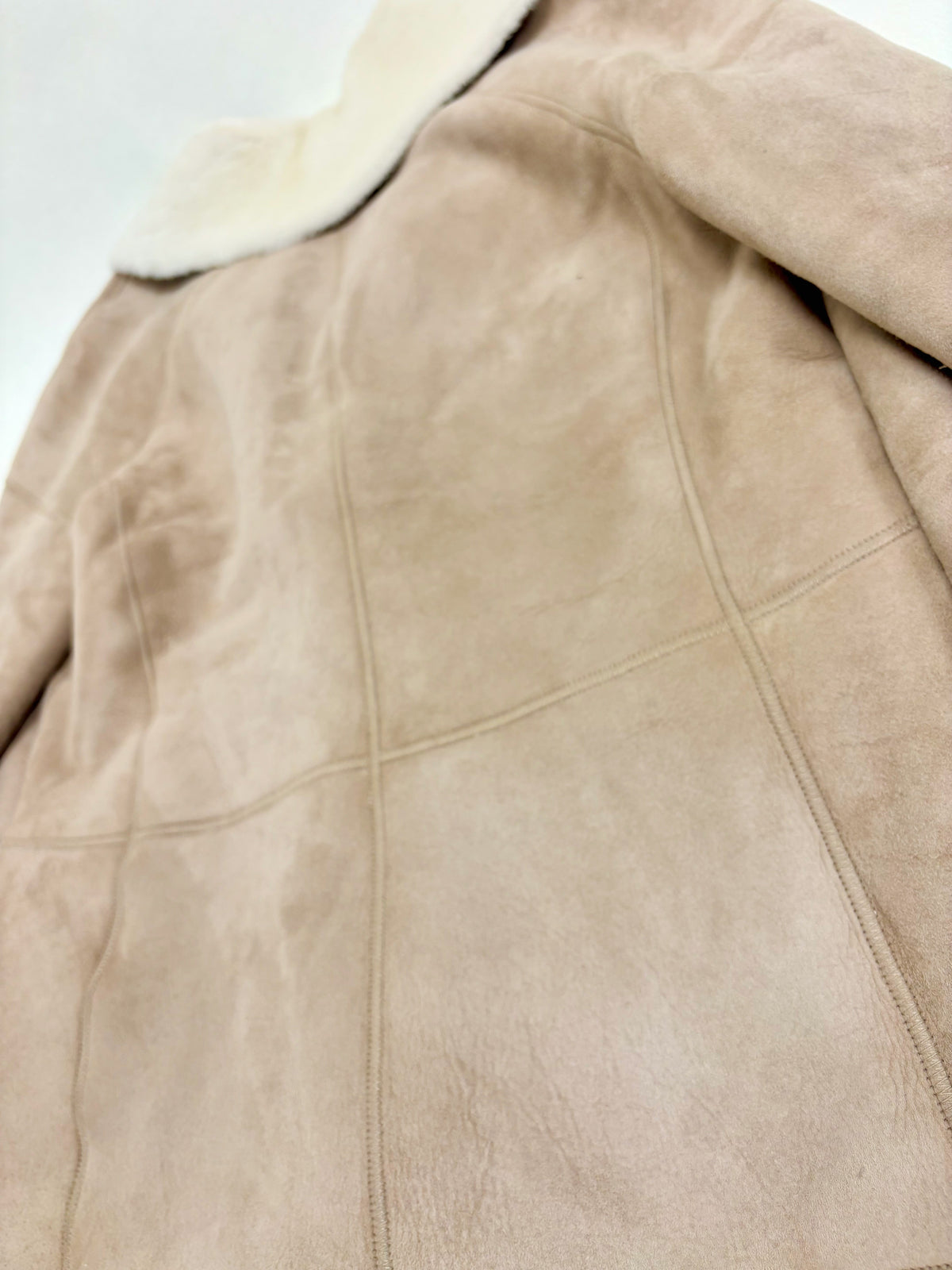 LOEWE Veste peau lainée