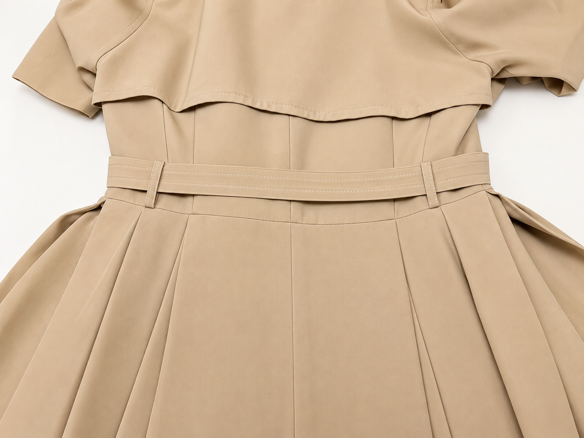FENDI Robe Trench en Soie
