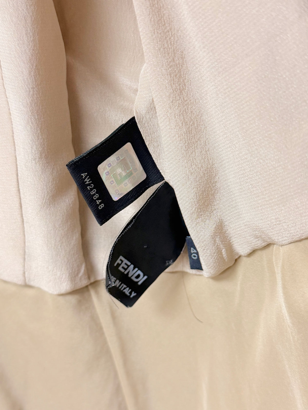 FENDI Robe Trench en Soie