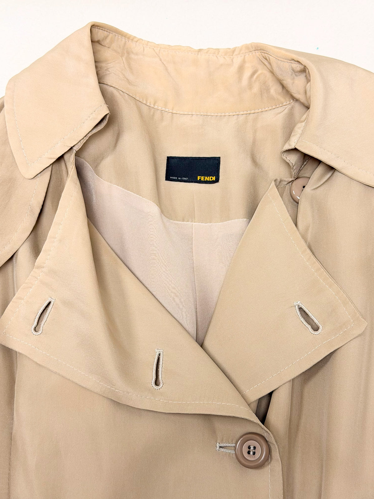 FENDI Robe Trench en Soie