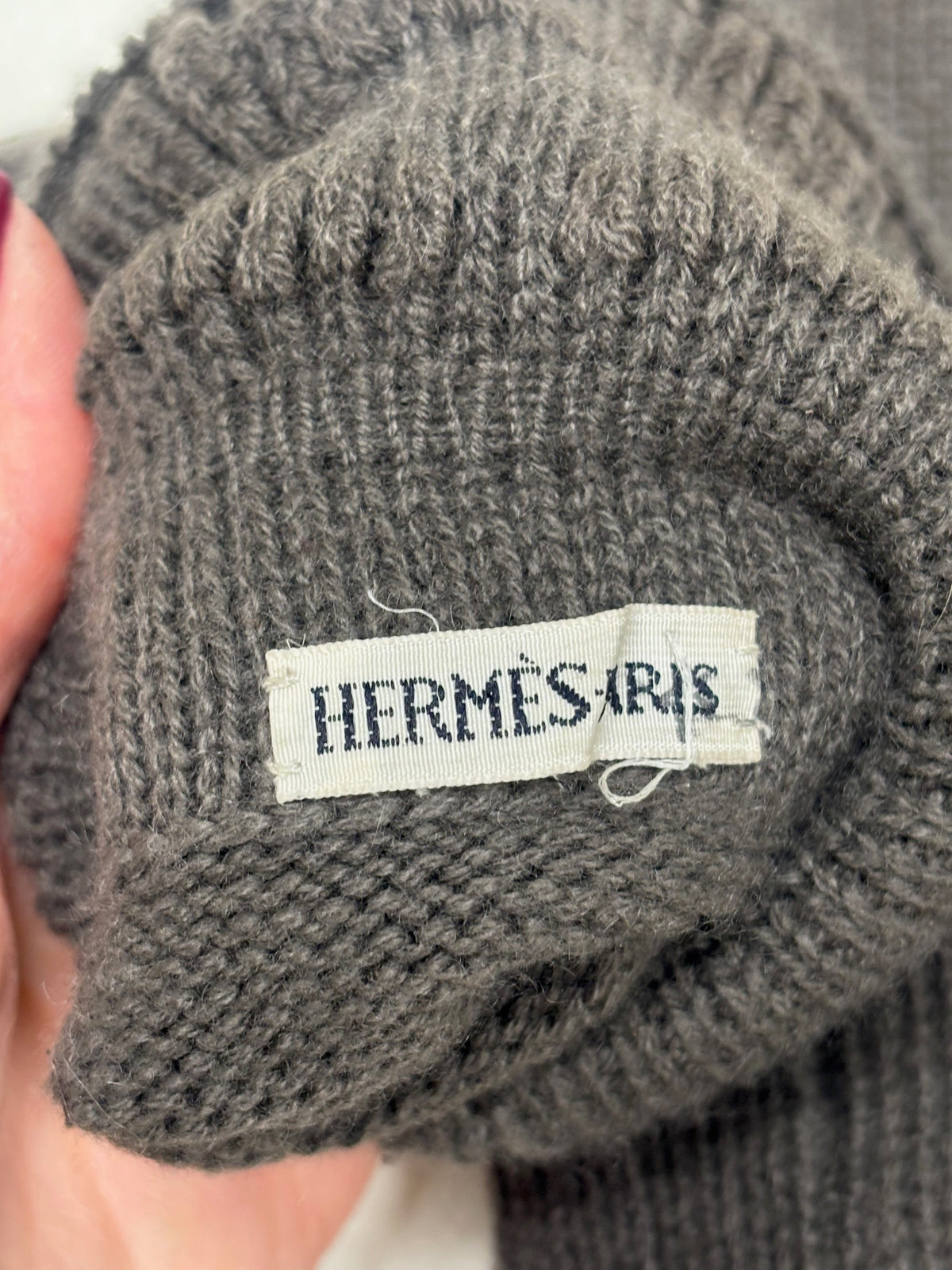 HERMÈS Gants en cachemire