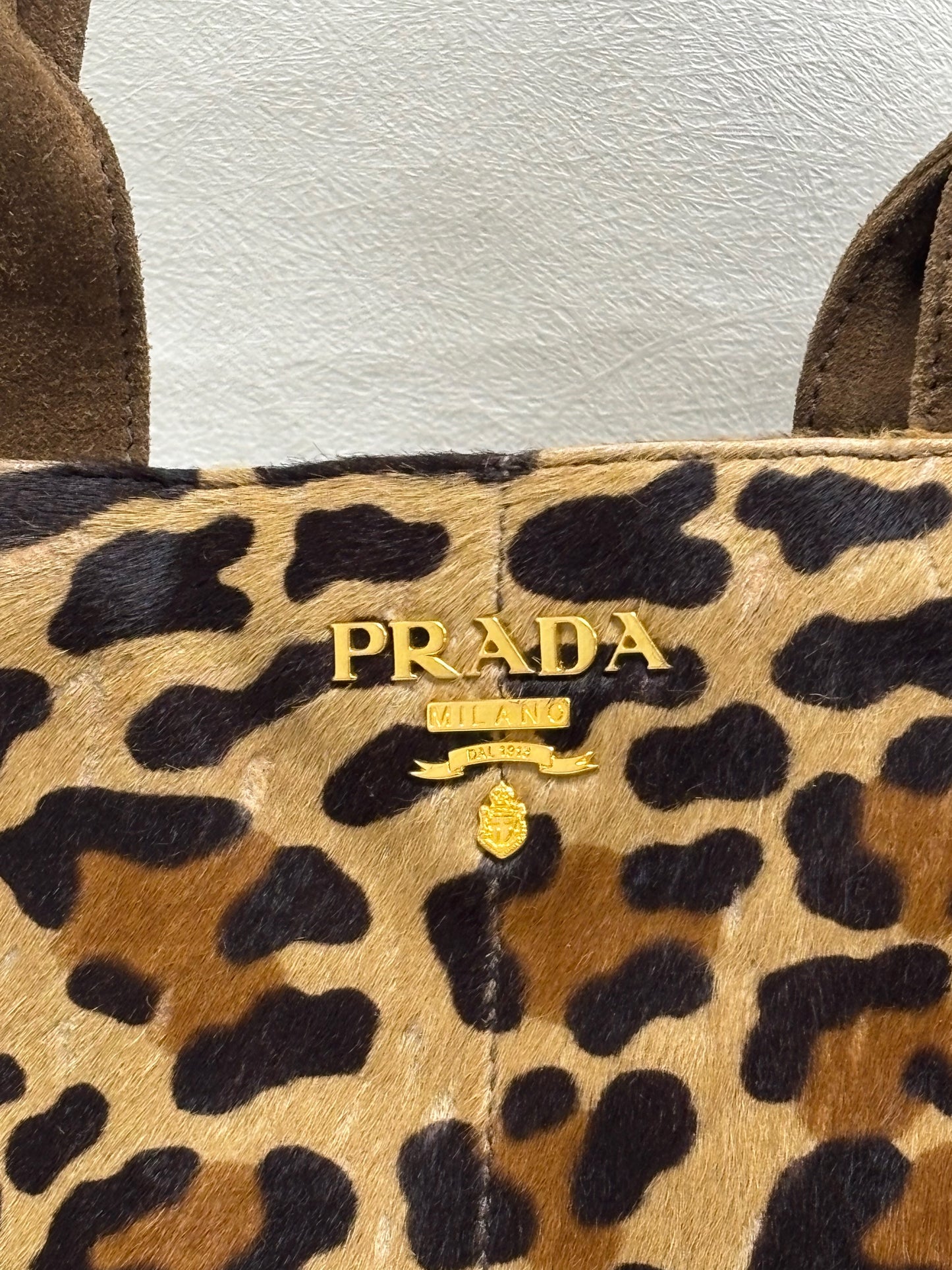 PRADA Sac Cabas Léopard